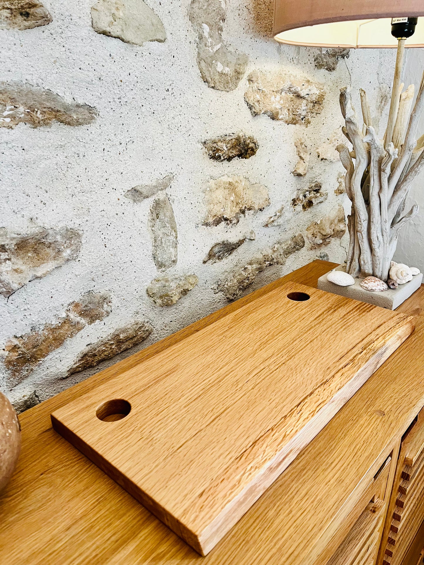 Planche de présentation artisanale